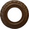 Ekena Millwork Claremont Ceiling Medallion (Fits Canopies up to 5 5/8"), 9"OD x 4 1/2"ID x 1/2"P, Root Beer Crackle CM09CLRBC - alternate 1